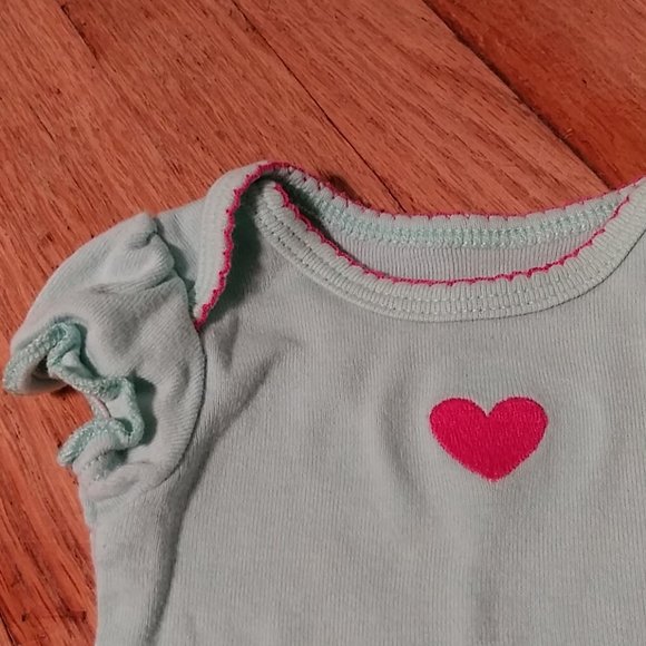 Carter's Newborn Onesie Bundle Aquamarine & Pink - Picture 13 of 14